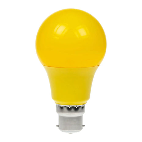 Prolite 6W Dimmable LED Polycarbonate GLS Lamp BC Yellow