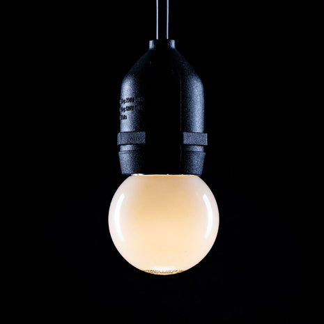 Prolite 1.5W LED Polycarbonate Golf Ball Lamp BC 3000K White