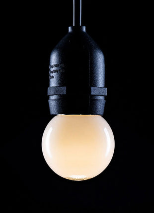 Prolite 1.5W LED Polycarbonate Golf Ball Lamp ES 3000K White