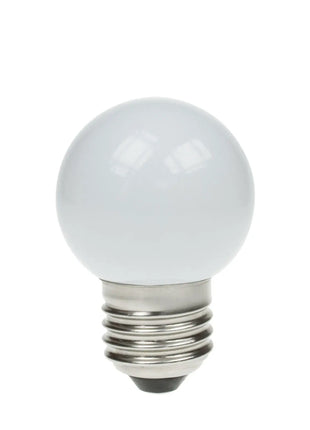 Prolite 1.5W LED Polycarbonate Golf Ball Lamp ES 6000K White
