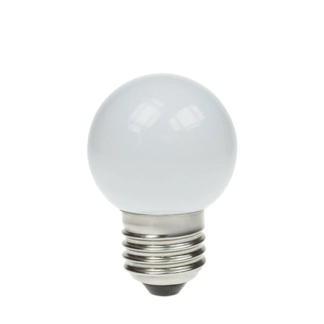 Prolite 1.5W LED Polycarbonate Golf Ball Lamp ES 6000K White