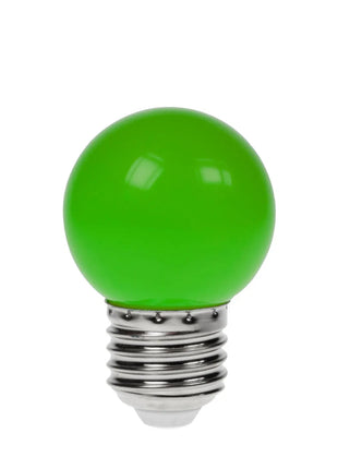 Prolite 1.5W LED Polycarbonate Golf Ball Lamp ES Green