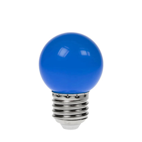 Prolite 1W LED Polycarbonate Golf Ball Lamp ES Blue