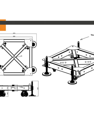 Global Truss Multi Tower Base