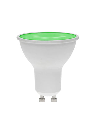 Prolite 7W Dimmable LED GU10 Lamp Green