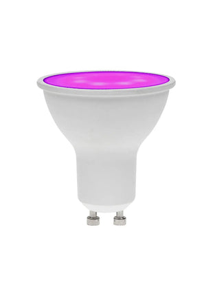 Prolite 7W Dimmable LED GU10 Lamp Magenta