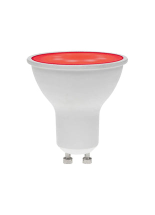 Prolite 7W Dimmable LED GU10 Lamp Red