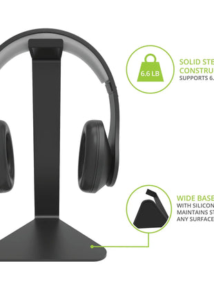 Kanto H1 Headphone Stand (Black) kanto