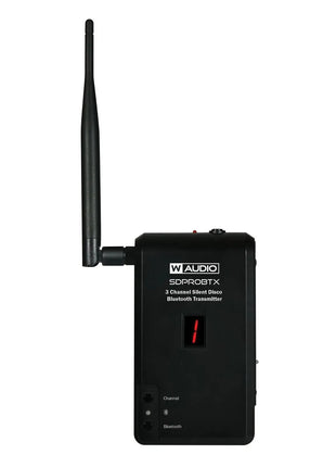 W Audio SDPROBTX 3-Channel Silent Disco Bluetooth Transmitter
