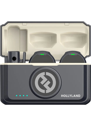 HOLLYLAND Wireless Lavalier Microphone Combo LARK M2 Combo (Shine Charcoal)