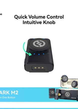 HOLLYLAND Wireless Lavalier Microphone Combo LARK M2 Combo (Shine Charcoal)