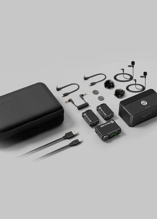 HOLLYLAND Wireless Lavalier Microphone Combo LARK Max Duo (Black)