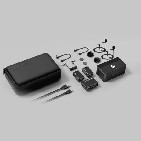 HOLLYLAND Wireless Lavalier Microphone Combo LARK Max Duo (Black)