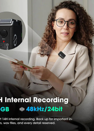 HOLLYLAND Wireless Lavalier Microphone Combo LARK Max Duo (Black)