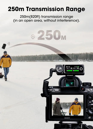 HOLLYLAND Wireless Lavalier Microphone Combo LARK Max Duo (Black)