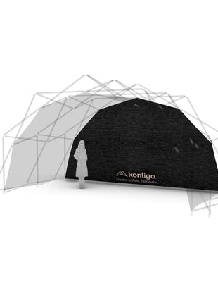 Konligo Fastival PES Outer Back Black Membrane