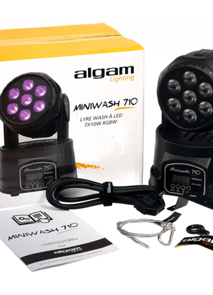 Algam Lighting MINIWASH 710 - Compact RGBW LED Wash Moving Head Algam Lighting