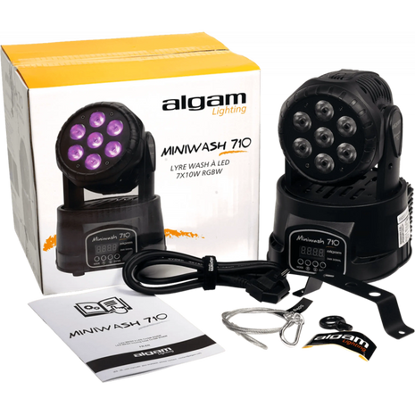 Algam Lighting MINIWASH 710 - Compact RGBW LED Wash Moving Head Algam Lighting