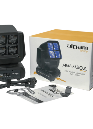 Algam Lighting MW430Z - Compact RGBW LED Wash Moving Head with Zoom Algam Lighting