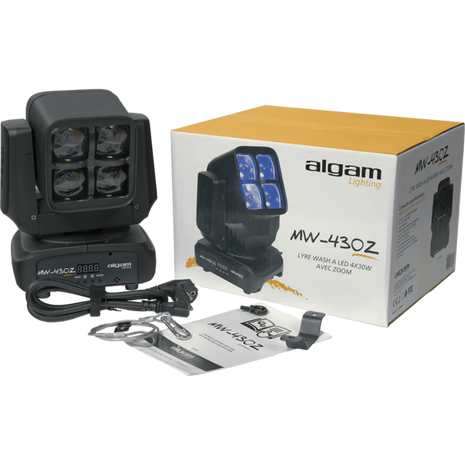 Algam Lighting MW430Z - Compact RGBW LED Wash Moving Head with Zoom Algam Lighting