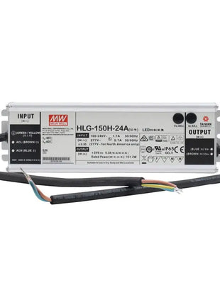 LEDJ Visio Meanwell IP65 HLG-150H-24A 150W 24V DC Power Supply/Driver
