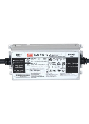 LEDJ Visio Meanwell XLG-100-12-A 12Vdc 8A LED Power Supply