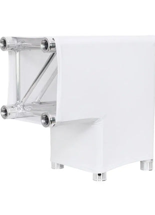 LEDJ White 2 Way 90 Degree Corner Quad Truss Sleeve/Sock