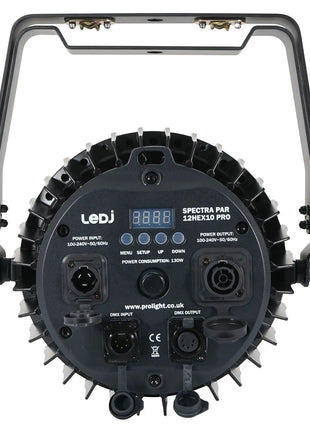 LEDJ Spectra Par 12HEX10 PRO Exterior Fixture