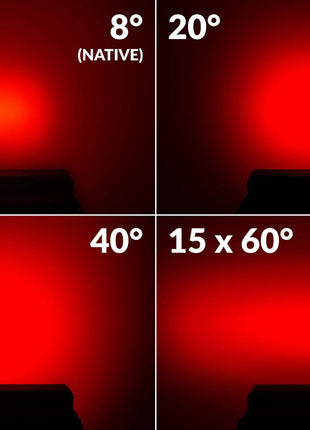 LEDJ Spectra QX40 Pixel Exterior Fixture 20 Degree Lens