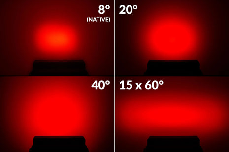 LEDJ Spectra QX40 Pixel Exterior Fixture 15 x 60 Degree Lens
