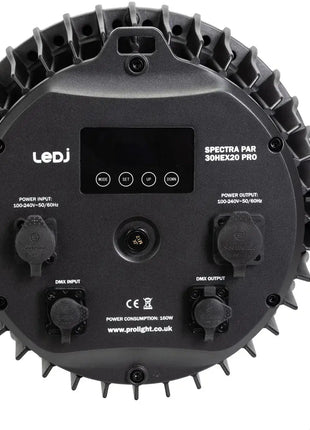 LEDJ Spectra Par 30HEX20 PRO | 60W IP65 Outdoor LED Wash LEDJ