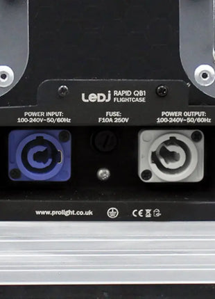 LEDJ 8 Way Rapid QB1 Charge Flight Case