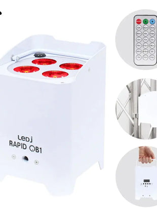 LEDJ Rapid QB1 HEX (White Housing)