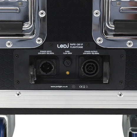 LEDJ 8 Way Rapid QB1 IP Charge Flight Case