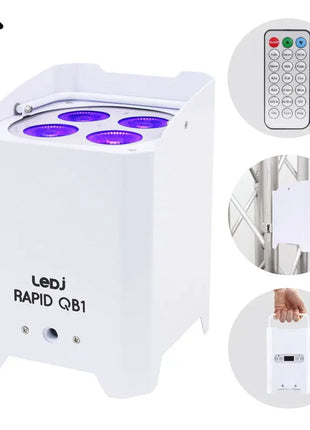 LEDJ Rapid QB1 HEX IP (White Housing)