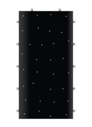 LEDJ Black Starlit 2ft x 4ft Dance Floor Panel