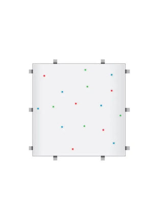 LEDJ White RGB Starlit 2ft x 2ft Dance Floor Panel (4 sided)