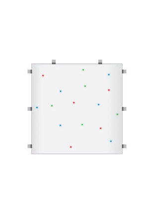 LEDJ White RGB Starlit 2ft x 2ft Dance Floor Panel (3 sided)