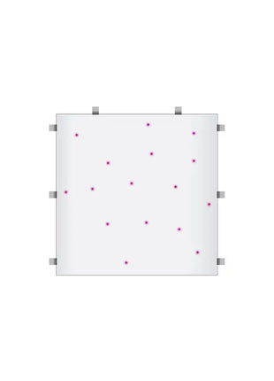 LEDJ White RGB Starlit 2ft x 2ft Dance Floor Panel (3 sided)