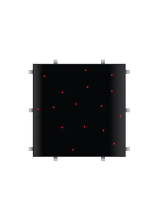 LEDJ Black RGB Starlit 2ft x 2ft Dance Floor Panel (4 sided)