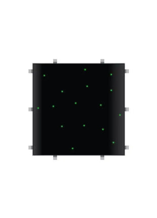 LEDJ Black RGB Starlit 2ft x 2ft Dance Floor Panel (4 sided)