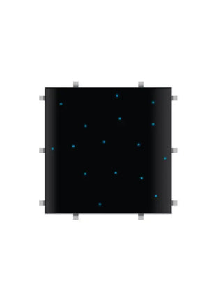 LEDJ Black RGB Starlit 2ft x 2ft Dance Floor Panel (4 sided)