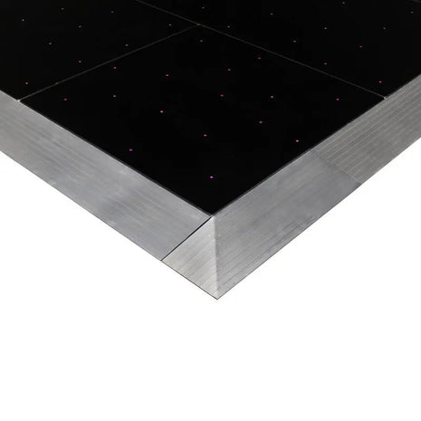 LEDJ Black RGB Starlit 2ft x 2ft Dance Floor Panel (3 sided)