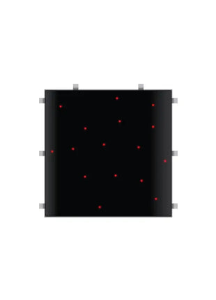 LEDJ Black RGB Starlit 2ft x 2ft Dance Floor Panel (3 sided)