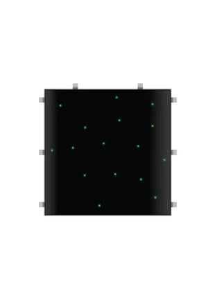 LEDJ Black RGB Starlit 2ft x 2ft Dance Floor Panel (3 sided)