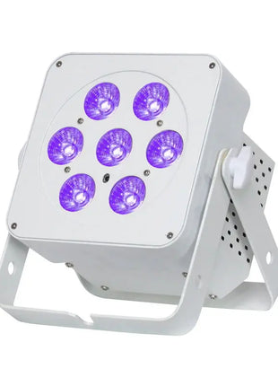 LEDJ Slimline 7HEX6 RGBWAUV (White Housing)