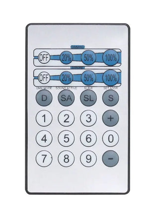 LEDJ IR Remote for CW WW and UV Fixtures