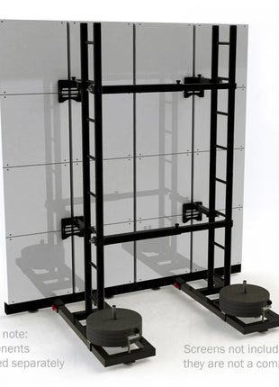 VMB LWS LED Wall Support System 5 Degree Curvature Base Connection Plate (LW-UA5)