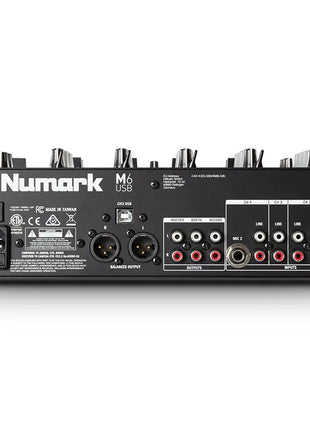 Numark M6 USB | 4-Channel DJ Mixer with USB Interface Numark