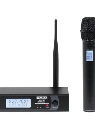 W Audio RM 30 UHF Handheld Radio Microphone System (863.1Mhz)
